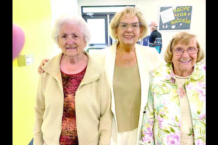These 3 wonderful ladies were happy to see each other this year at the Calvin reunion. Pictured above are Grace Sanford, Darla Lerma, Becky Morse.