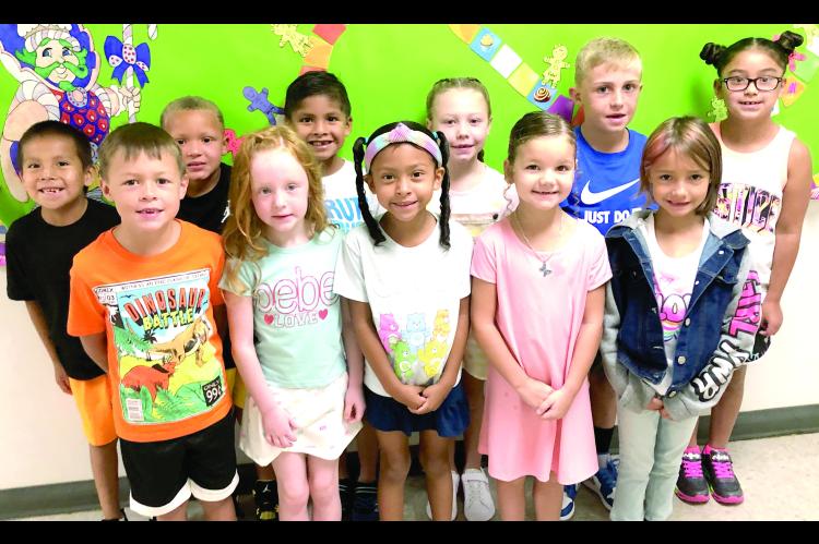 MRS. LEE’S 1ST GRADE FROM WETUMKA SCHOOL WERE EXCITED TO BEGIN THE NEW SCHOOL YEAR!