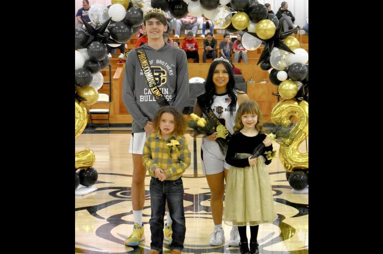 Jaiden Guffey and Allie Harrison named 2022 Calvin School Basketball Homecoming King, Queen