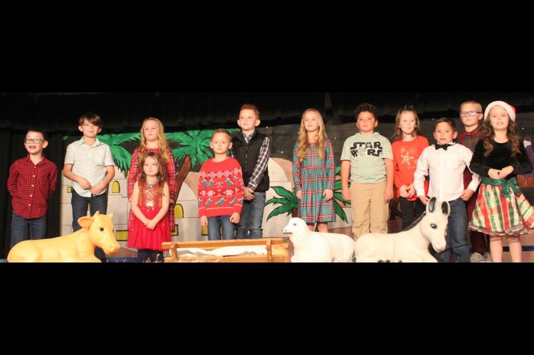 1st Grade Calvin Christmas Program