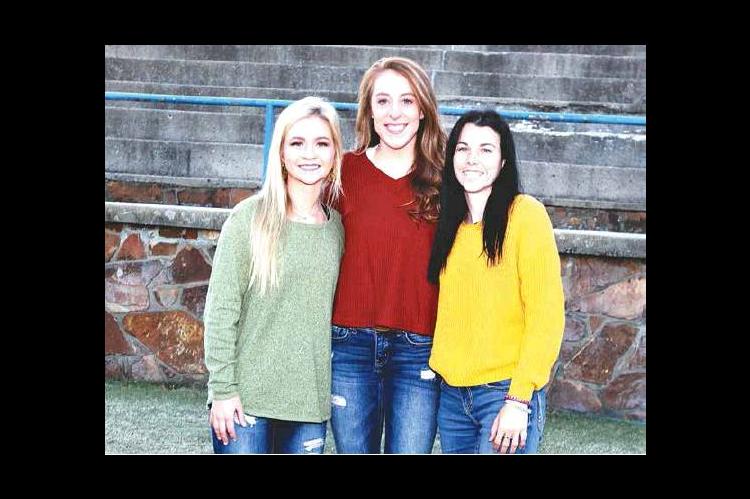 2019 CROSS COUNTRY SENIORS—Carley Tatum, Emily Smith, Shea Stafford and not pictured - Marcus Carter.