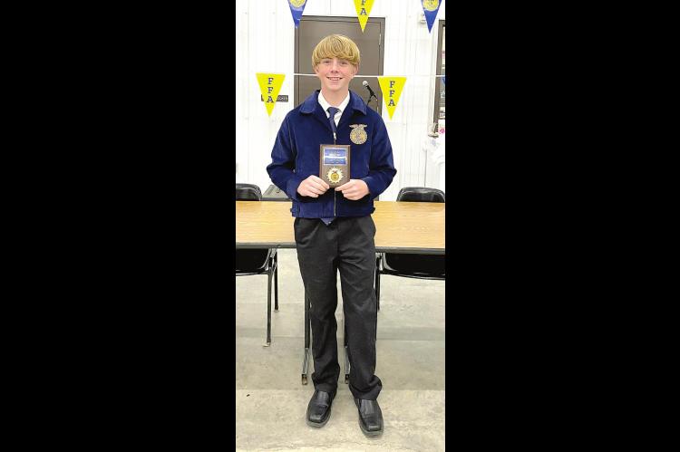 Awards presented to Calvin FFA members