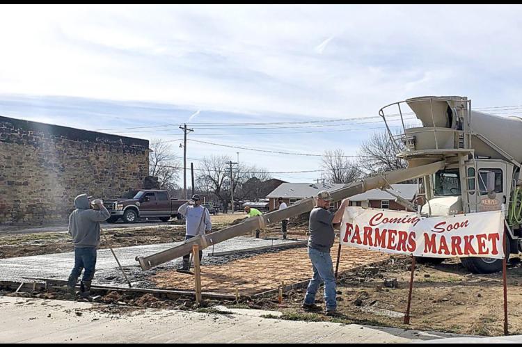 Work has begun on the downtown Farmer’s Market