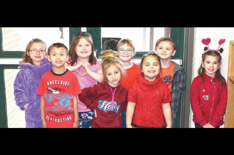 Holdenville January students of the month
