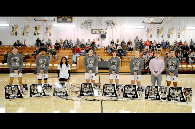Calvin senior athletes honored