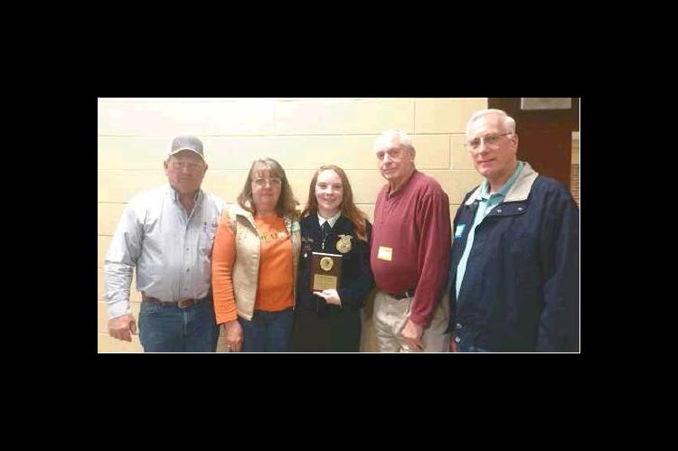 Geralyn Haney wins Area V Speech Contest