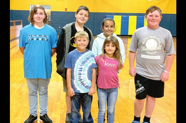 Moss student September achievement awards given