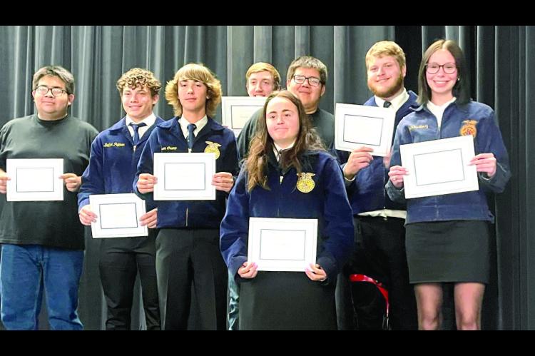 Wetumka FFA Hosts Annual Awards Banquet