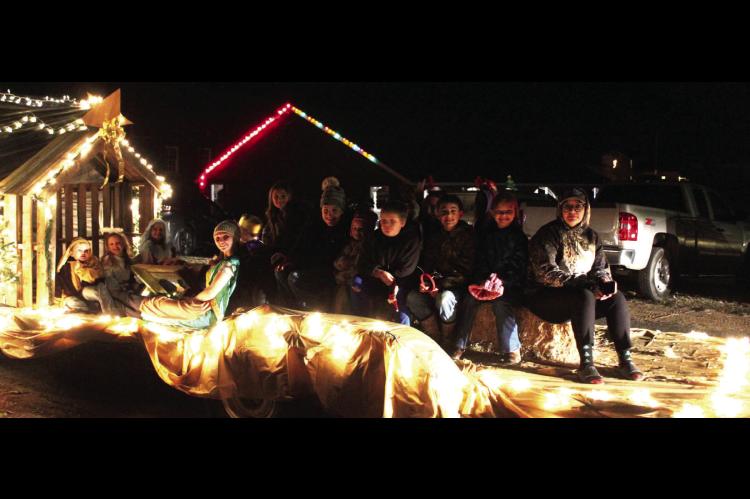 Non Community Church &amp; Calvin 4-H Float in the Calvin Christmas parade was a wonderful reminder that Jesus is the Reason for the Season. Photos by Felisha Ring
