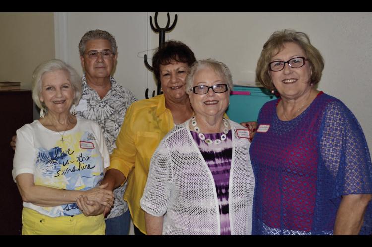 Louise (Battershell) Howard, Louis Jarrett, Twila (Sumner) Thornton, Barbara (Davis) Jarrett, Sandra (Mauldin) Woods.