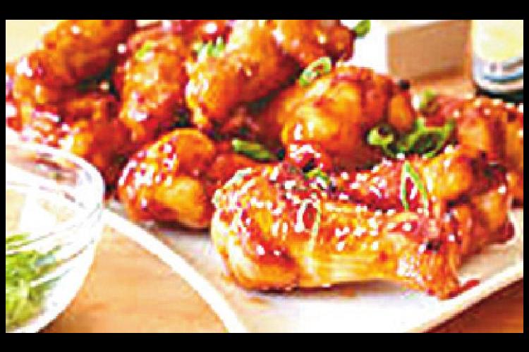 Orange Glazed Chicken Wings
