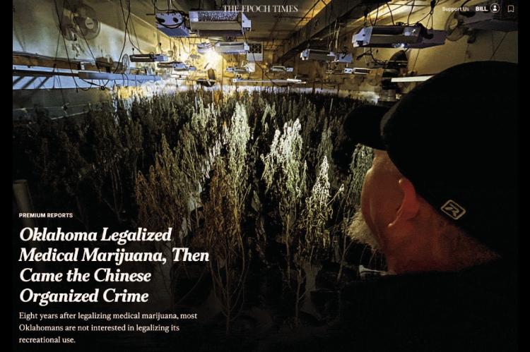 Oklahoma Legalized Medical Marijuana, Then Came the Chinese Organized Crime