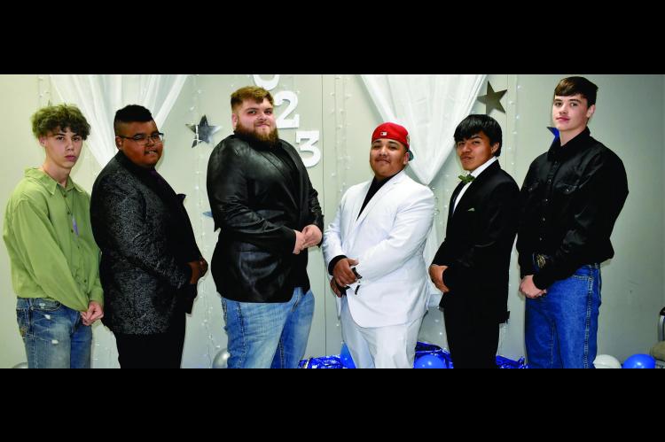 Graham-Dustin Seniors Attend Prom