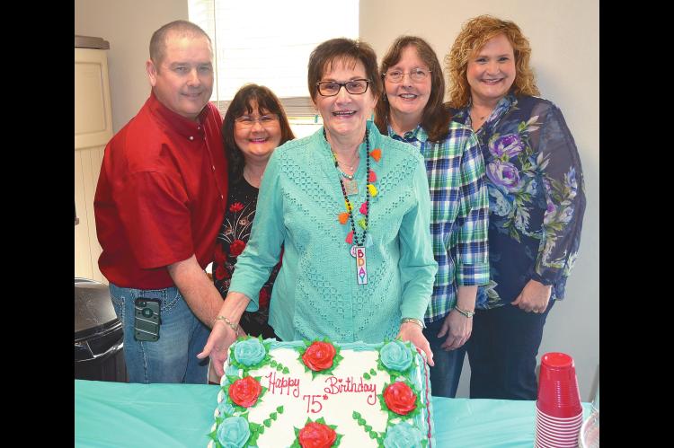 Bertie Lou Stringfellow honored with surprise 75th birthday celebration