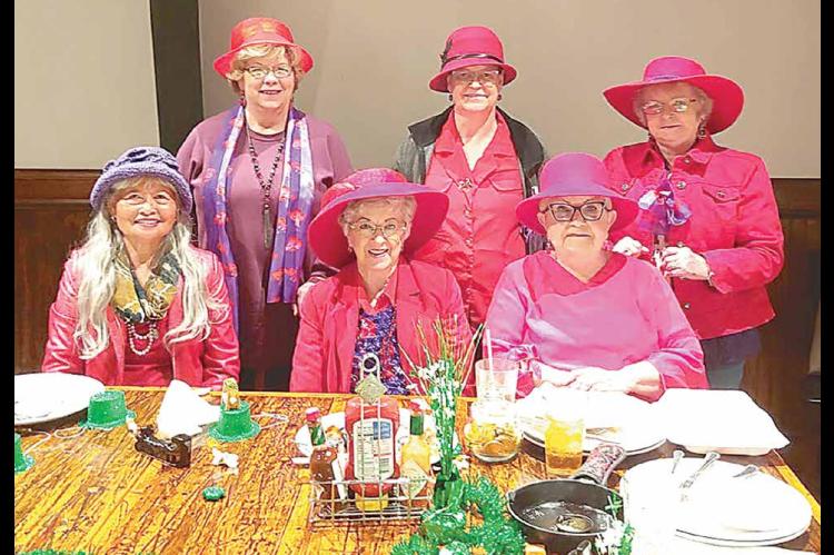 Red Hatters enjoy St. Patrick’s Day party