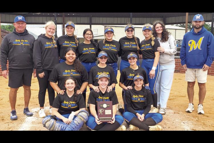 LADY PIRATES SLOW PITCH TEAM DISTRICT CHAMPIONS