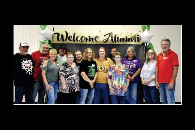 THIRTY SIX GRADUATES AND THEIR FAMILIES WERE PRESENT along with 5 former teachers. The oldest graduate present was Lewis Walters from the Class of 1954, the youngest was Tara Robinson Baker from the Class of 1991 and Linda Bailey Vires traveled the most d