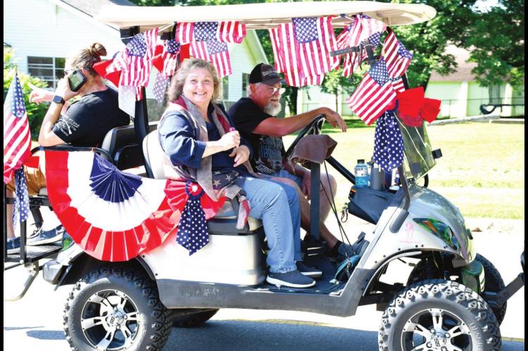 Denny & Carolyn Boren Calvin 4th of July Grand Parade Marshals