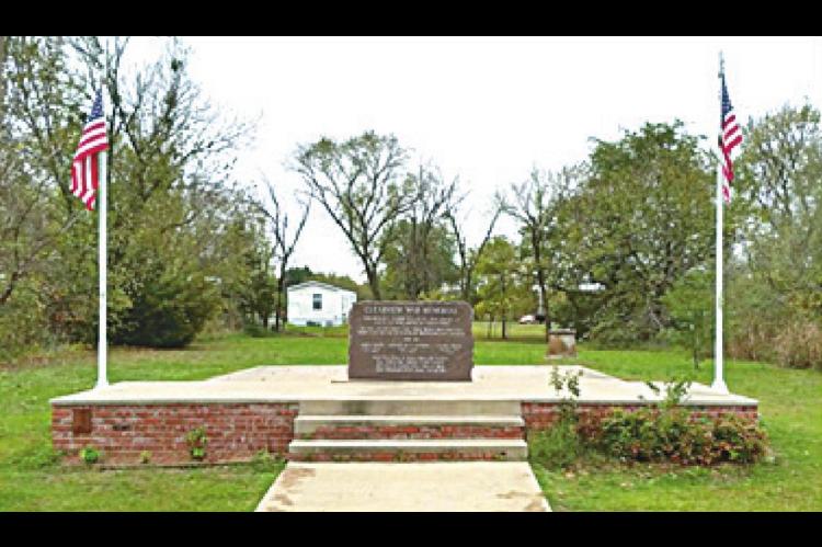 Clearview War Memorial Receives Some Tender Loving Care