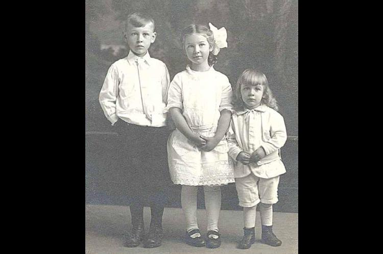 The little girl in the middle is my grandmother Wanda.