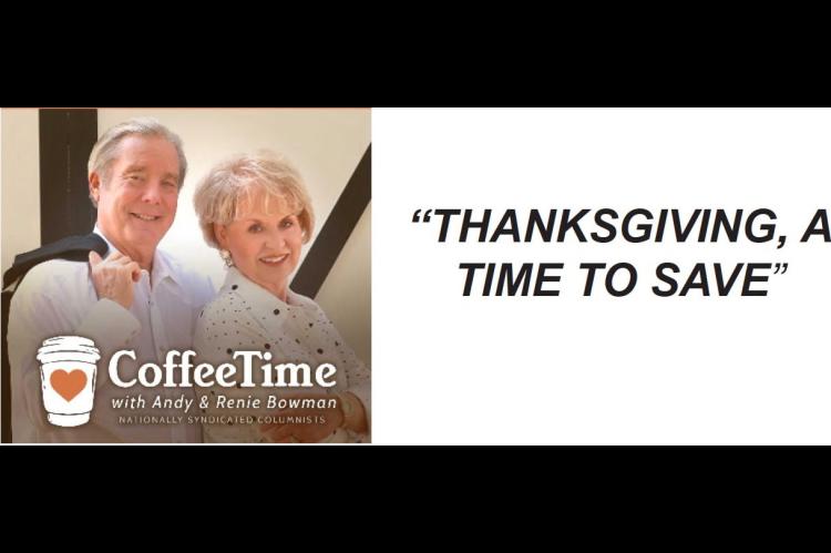 “THANKSGIVING, A TIME TO SAVE”