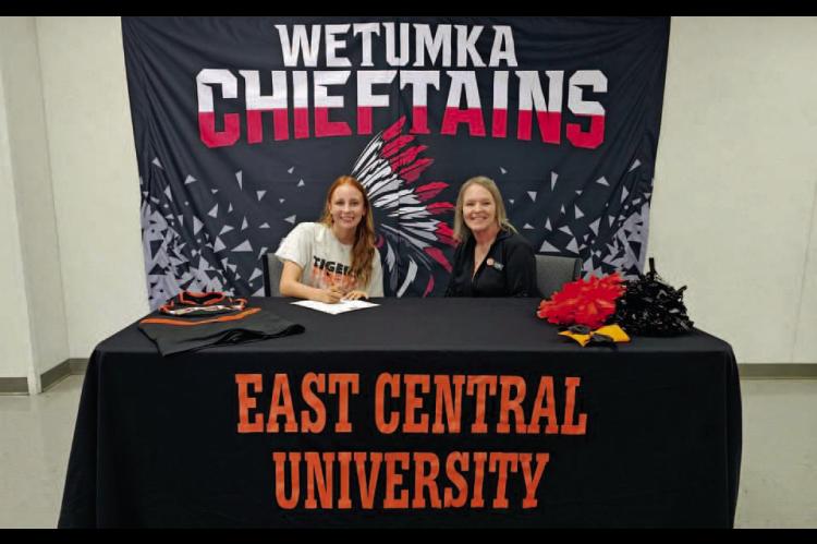CONGRATULATIONS TO RAYGAN LEE ON HER EAST CENTRAL UNIVERSITY CHEERLEADING SIGNING DAY!