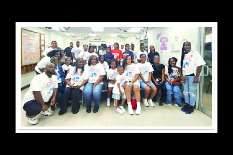 Members of the Jack and Grace Johnson Family Meet