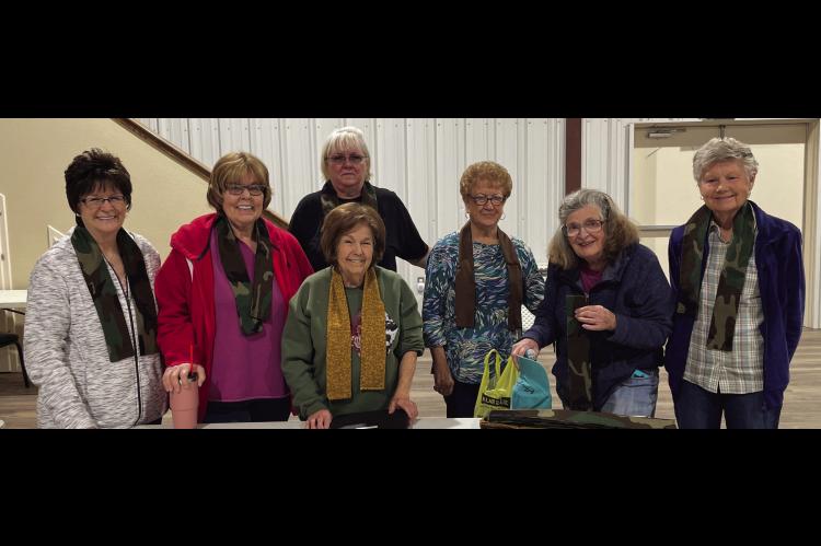 OHCE Atwood Club Sews Cooling Neck Ties for Soldiers