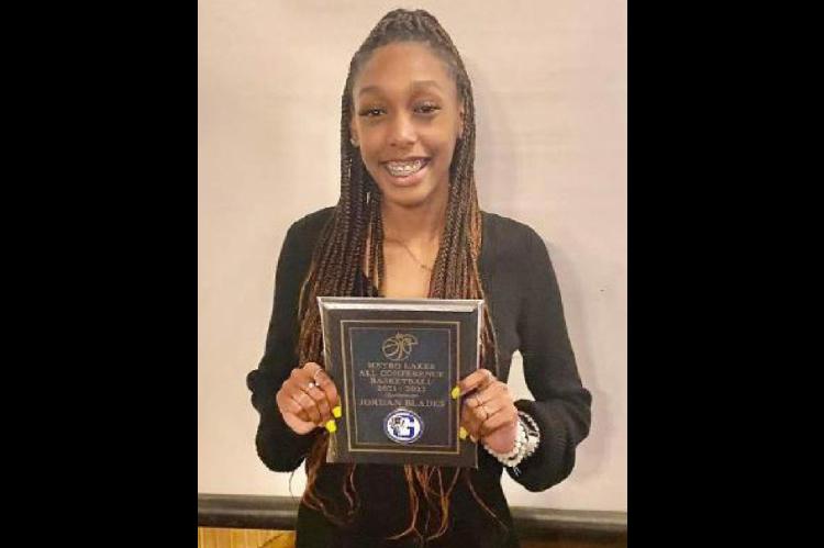 Jordan Marie Blades named to the Metro Lakes All Conference Basketball Team 2021-22