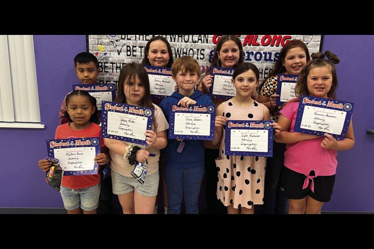 WELEETKA FEBRUARY STUDENTS OF THE MONTH