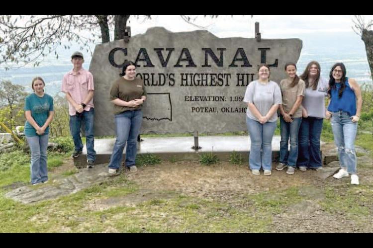 CALVIN FFA CDE TEAM PLACES IN KING OF THE HILL CDE COMPETITION IN POTEAU.