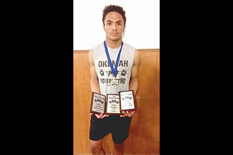 Donavin Evans State Power Lifting Champ