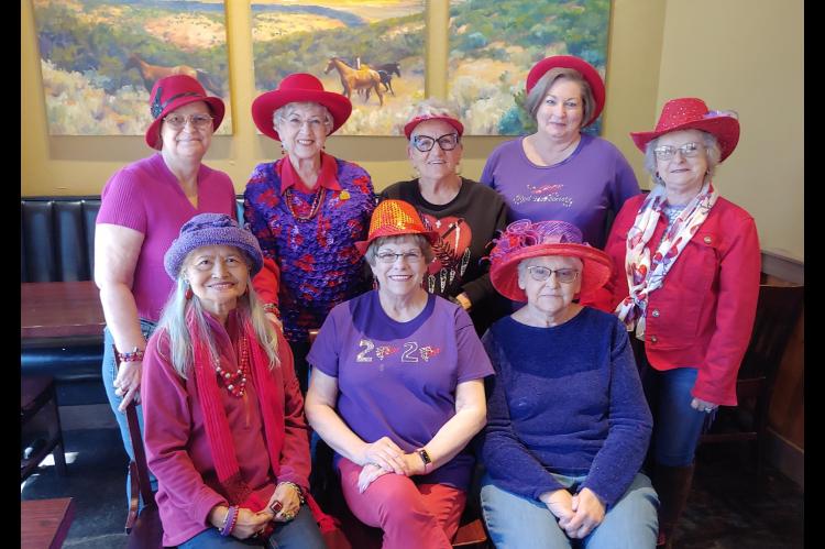 Red Hatters enjoy St. Patrick’s Day themed party
