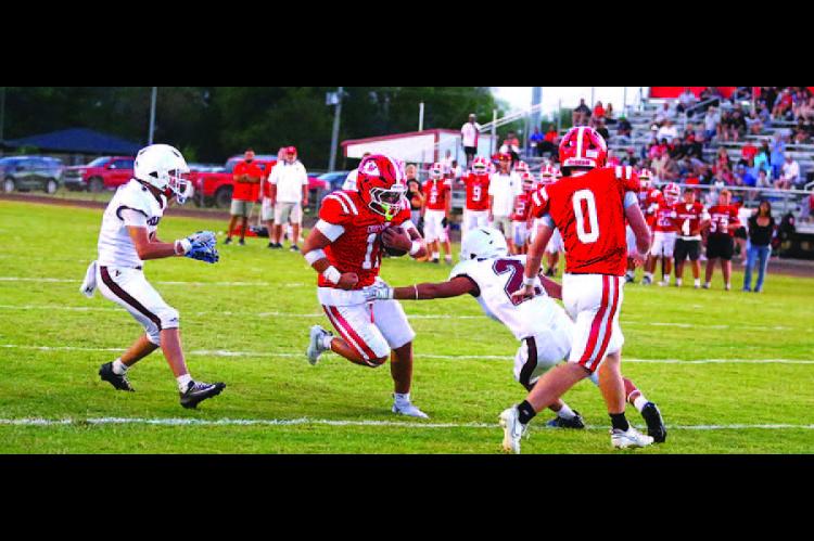 Dewayne Lowe rushes for a touchdown!