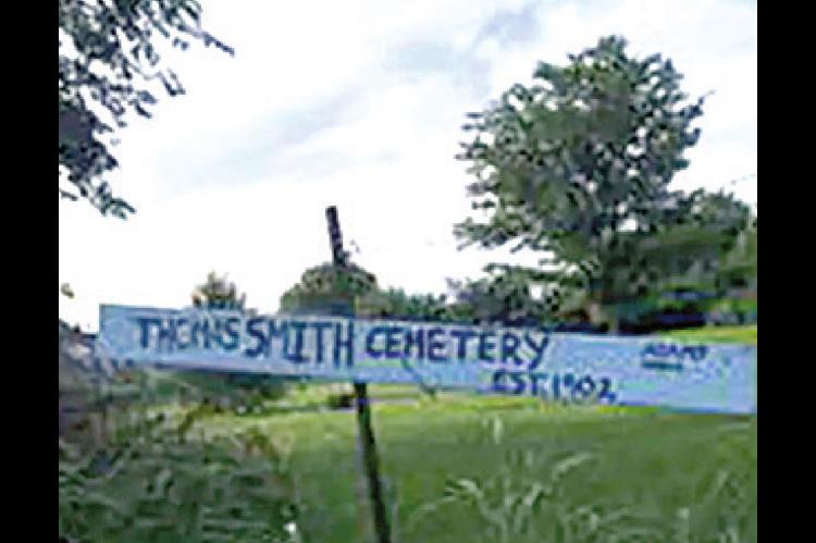 Muscogee Creek Indian Freedmen Band procures historic Creek Freedmen cemetery, aka Thomas Smith Cemetery