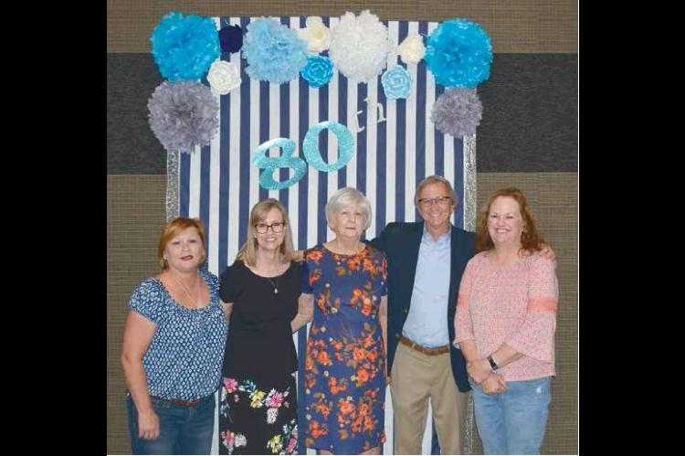 Marie Grimes surprised on 80th birthday!