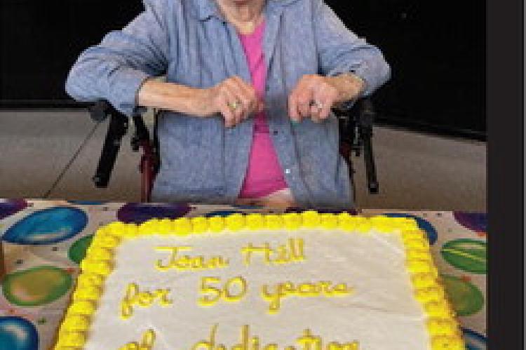 Joan Hill started working at the Wetumka library that is connected to City Hall, in 1974. She began her librarian career at the Meadors’ Dry Goods Store in 1972. Congratulations Miss Hill, Wetumka is proud
