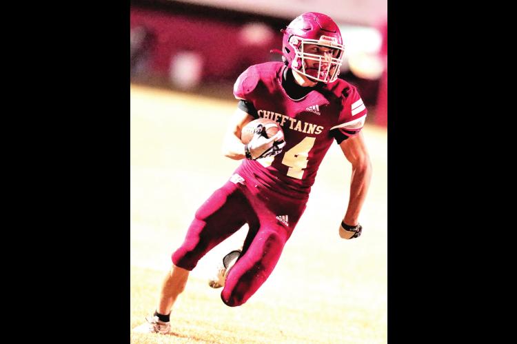 Mason Allford Scores six touchdowns as Wetumka wins Round 1, 56-26