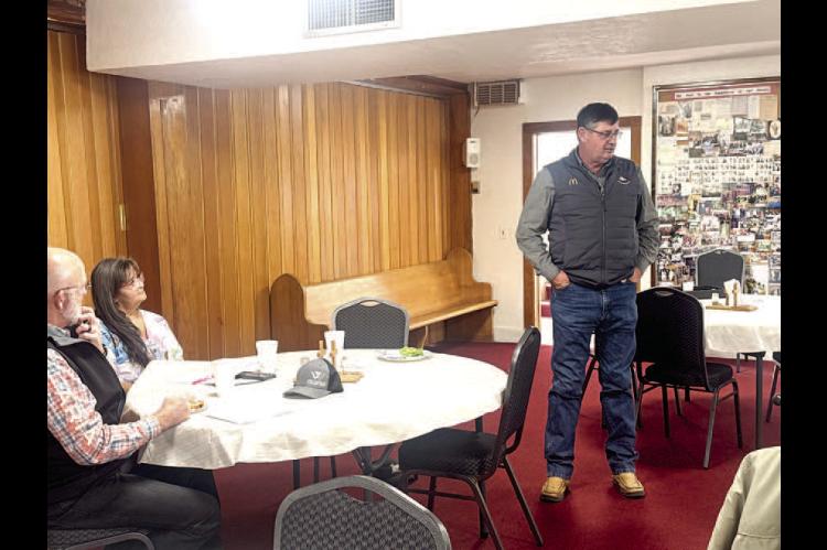 Coy McCorkle addresses Wetumka City Council