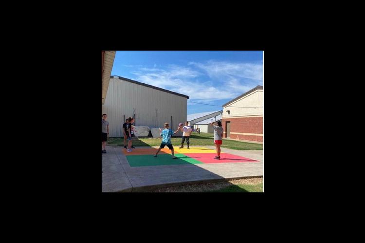 Indoor Recess at Wetumka Elementary School