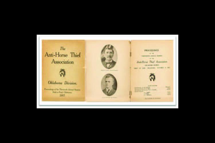 HistoryANTI–HORSE THIEF ASSOCIATIONThe