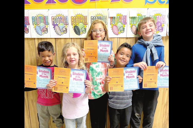 Graham-Dustin September Students of the Month!! Congratulations
