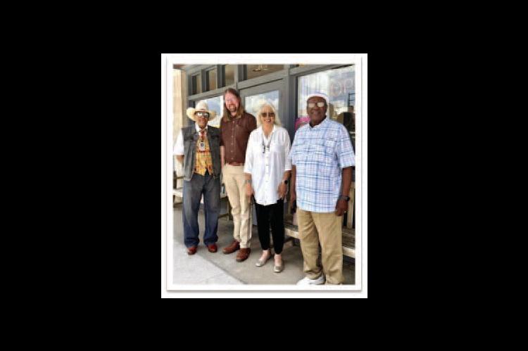 Author Art Burton with Dr. Matthew Pierce, Shirley Nero, and Dr. Donnie Nero Sr.
