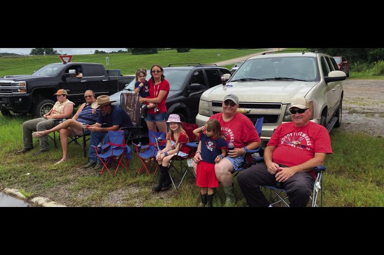 Large Crowd Gathers for 4th of July in Calvin, OK