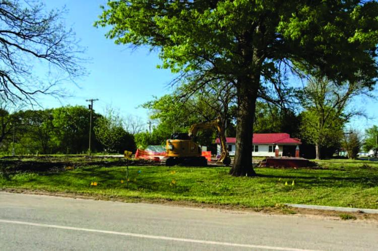 House Torn Down at Highways 9