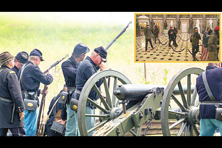 Civil War soldiers glad they didn’t live long enough to experience horrors of the January 6th Capitol riot