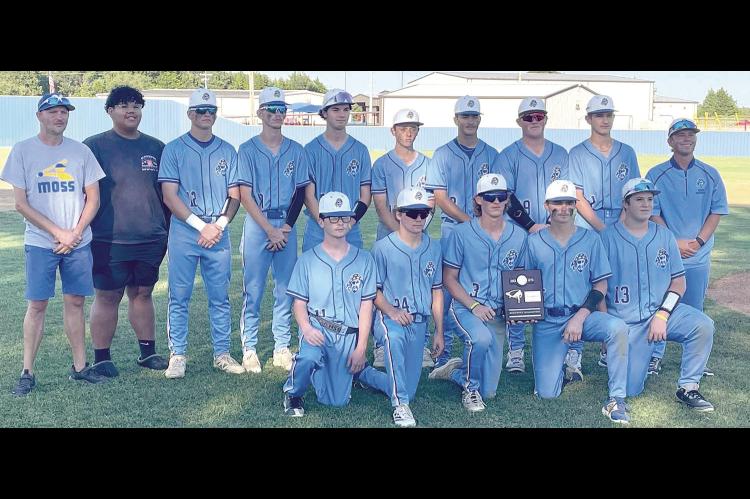 MOSS PIRATES ARE FALL BASEBALL DISTRICT CHAMPIONS. The Moss Pirates Baseball team earned the title of District Champions and advanced to play in the Regional Tournament starting Thursday, October 2nd at Stuart. Moss plays Dover at 4:00 pm. Pictured above 