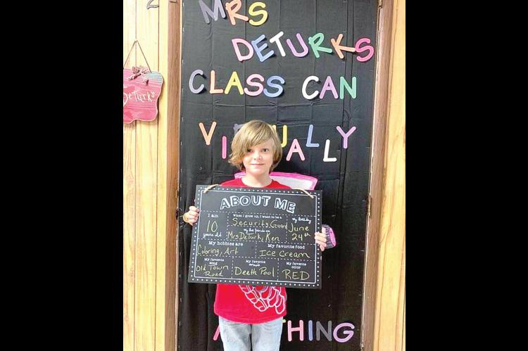 DUSTIN 4TH GRADE STUDENT CHRISTOPHER JOHNSON