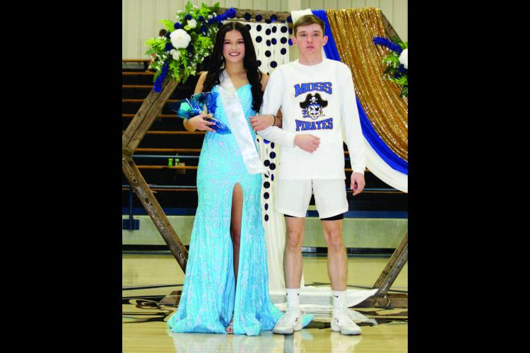 Laci Story Crowned Moss Basketball Queen by King Tyler Armstrong
