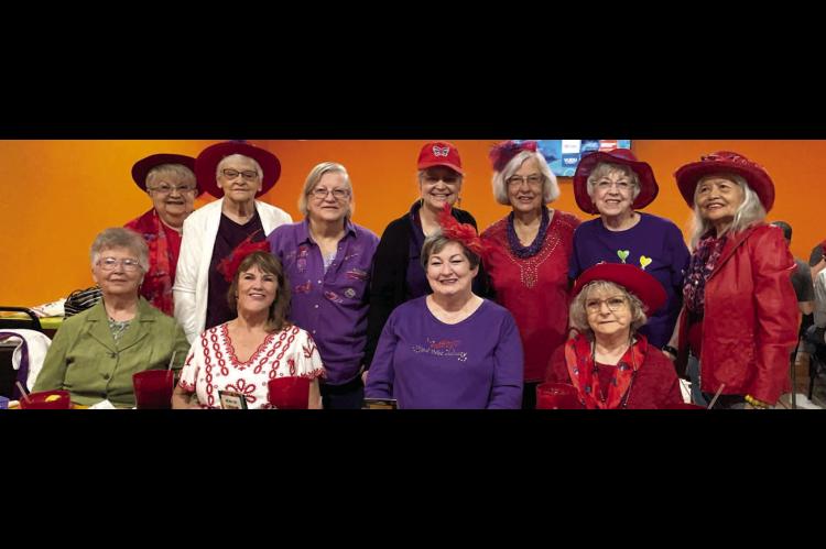 RED HAT LADIES HEAD TO EL CAZADOR IN WEWOKA